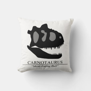 Carnotaurus Skull Kudde