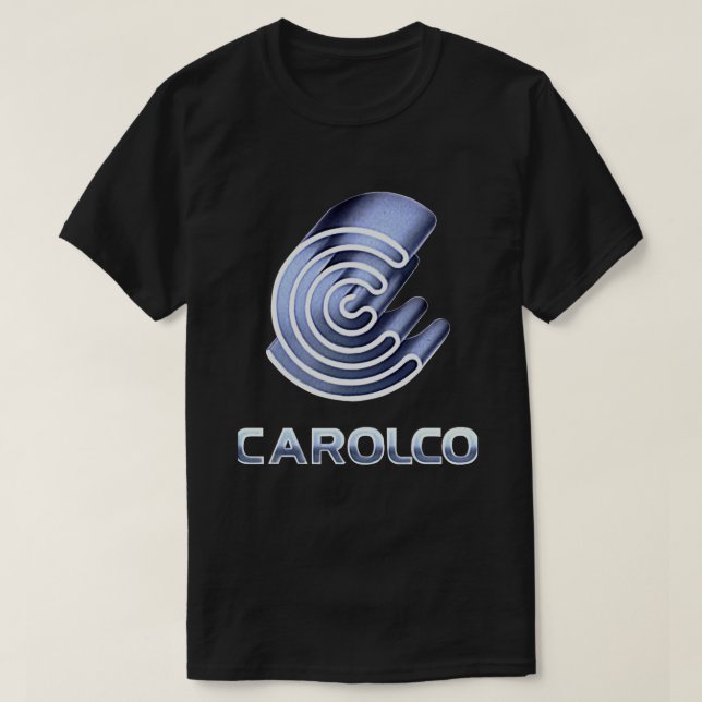 CAROLCO BILDER Logotyp Defunct Company Logotyp Mov T Shirt (Design framsida)