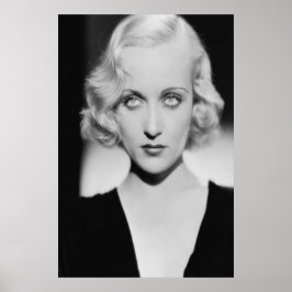 Carole Lombard Ögon Poster