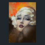 Carole Lombard Porträtt Art Deco Poster<br><div class="desc">Fånga 2000-talets glamor med denna vackra pastel porträtt av Hollywoodfilmens legend Carole Lombard. Denna fantastiska bra i vintage biet är perfekt för älskare av amerikansk konst, Art Deco, Art nouveau och konstminnen från 1900-talet. Lägg till en aning antika konst i dina väggar med det här klassiska biet från 20-talet, med...</div>