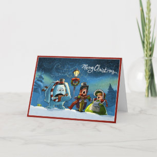 carolers helgkort