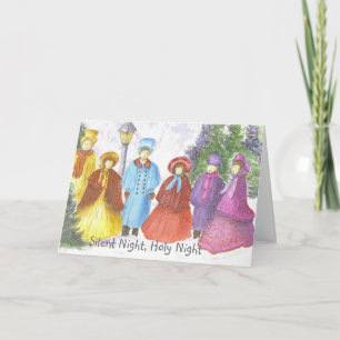 Carolers jul helgkort