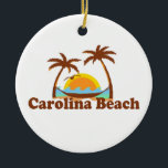 Carolina Beach. Julgransprydnad Keramik<br><div class="desc">Carolina strand North Carolina.</div>