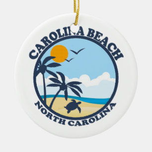 Carolina Beach. Julgransprydnad Keramik