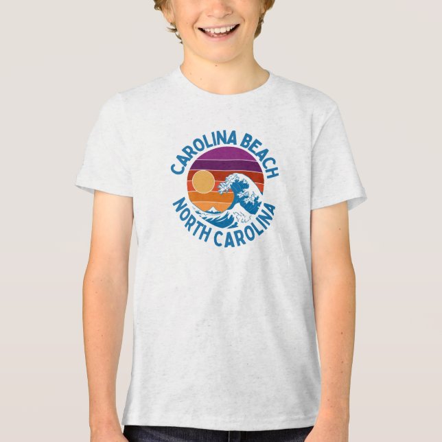 Carolina Beach North Carolina T Shirt (Framsida)
