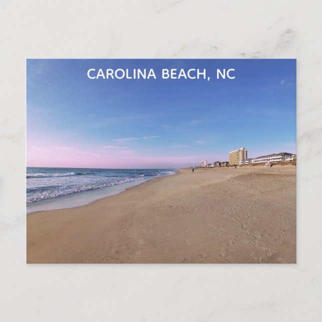 Carolina Beach North Carolina Travel Vykort (Framsida)