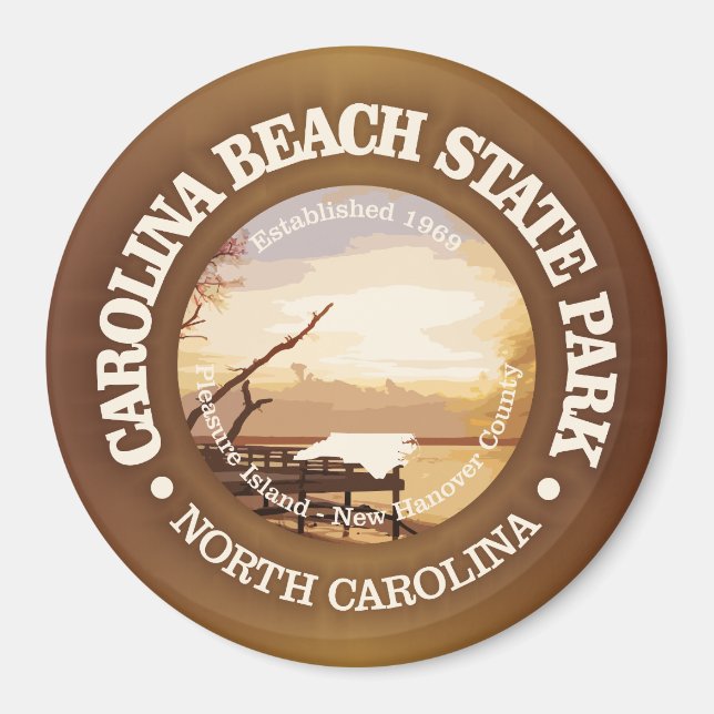 Carolina Beach SP Magnet (Framsidan)