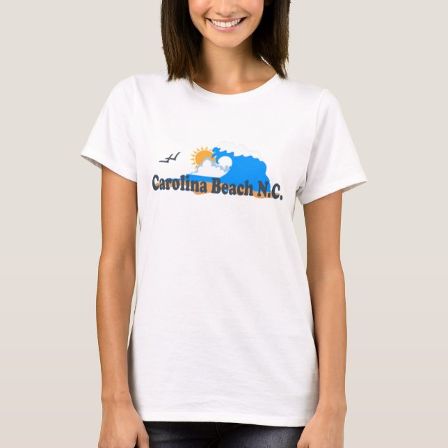 Carolina Beach. Tee Shirt (Framsida)