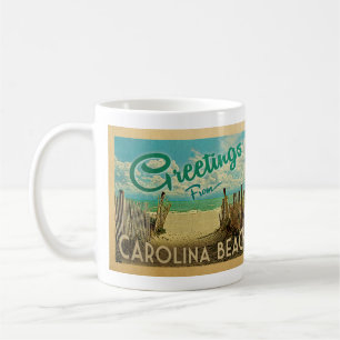 Carolina Beach Vintage resor Kaffemugg