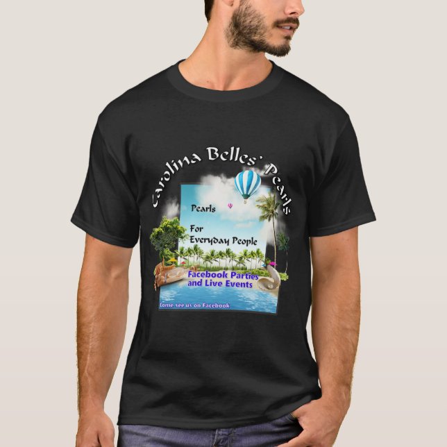 Carolina Belles Pearls 1 T-Shirt (Framsida)