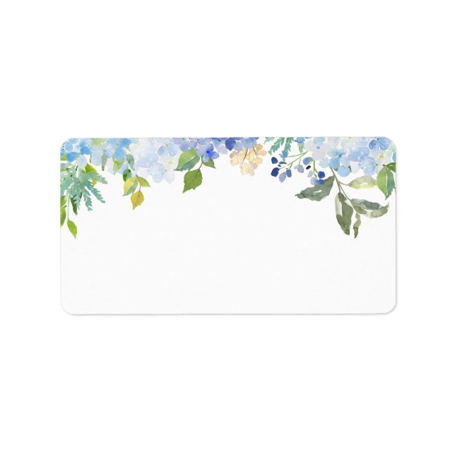Carolina Bloom Watercolor | Tom Adress Adressetikett (Framsidan)