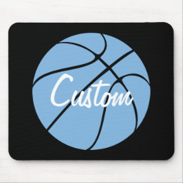 Carolina Blue Anpassningsbar Team Namn Basketball  Musmatta