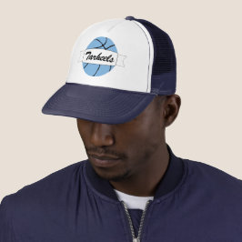 Carolina Blue Basketball Anpassningsbar Team Namn Keps