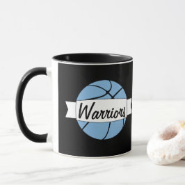 Carolina Blue Basketball Anpassningsbar Team Namn  Mugg