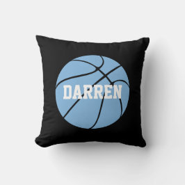 Carolina Blue Basketball - eget namn Dekorativ kud Kudde