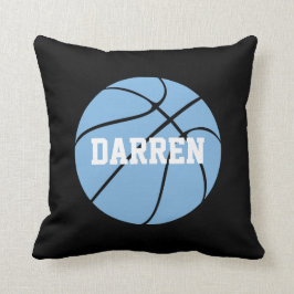 Carolina Blue Basketball - eget namn Dekorativ kud Kudde