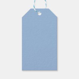 Carolina Blue Enfärgad Presentetikett