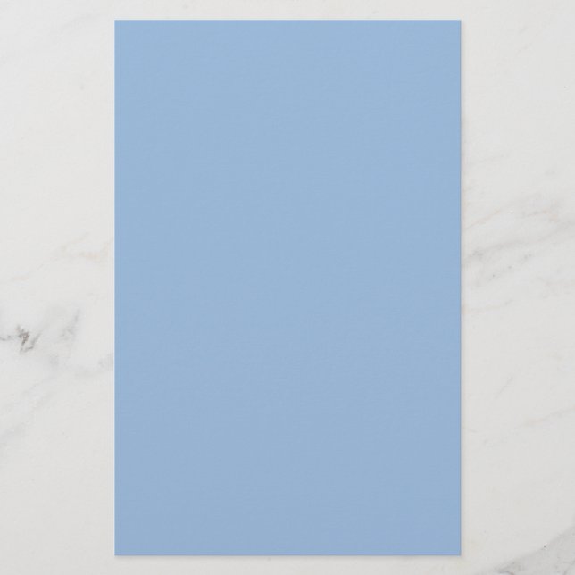 Carolina Blue Solid Färg Brevpapper (Framsida)