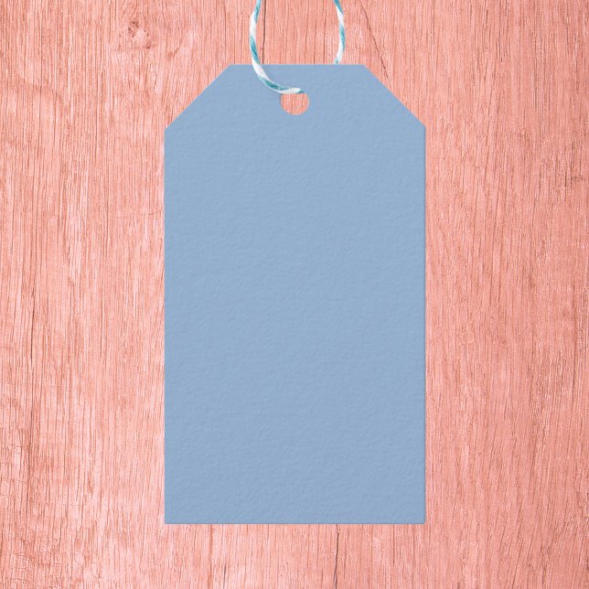 Carolina Blue Solid Färg Presentetikett (Skapare uppladdad)