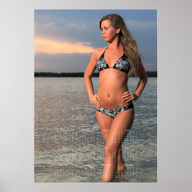 Carolina Coastal Beauties: 2013 Kalender Poster E (Framsidan)