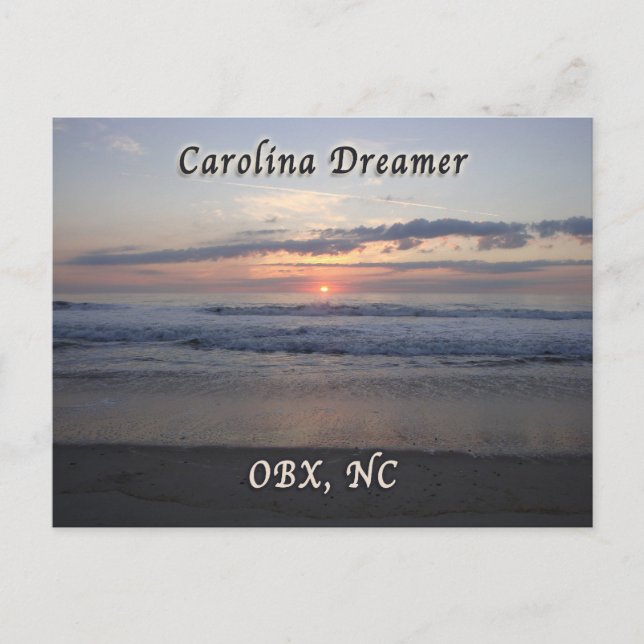 Carolina Dreamer OBX NC Sunrise Vykort (Framsida)