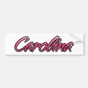 Carolina faderade rosa Aufkleber Sticker Bildekal