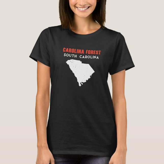 Carolina Forest South Carolina USA State America T Shirt (Framsida)
