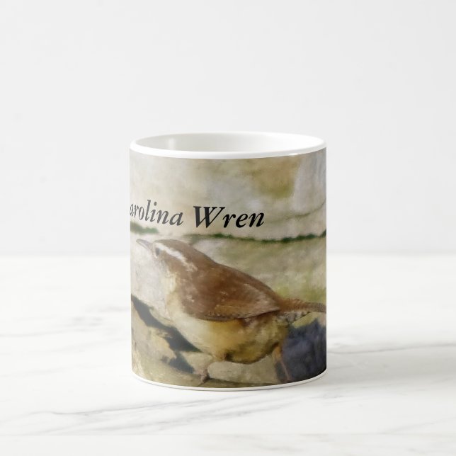 Carolina gärdsmyg kaffemugg (Center)