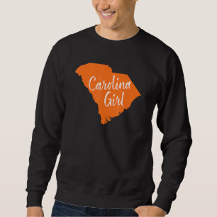 Carolina Girl - Orange South Carolina Design Lång Ärmad Tröja