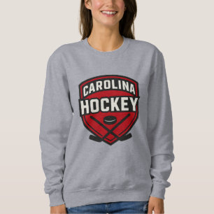 Carolina Hockey Badge - Red and Black Local Hockey T Shirt