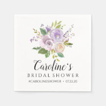 Carolina Möhippa Napkins - Blommigten Vattenfärg
