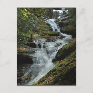 Carolina Mountain Waterfall Photo Postcard 2 Vykort