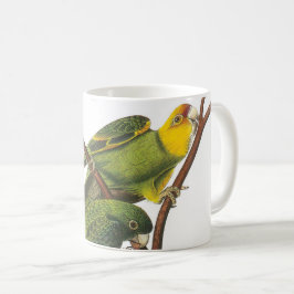 Carolina Parakeet från Audubon Kaffemugg