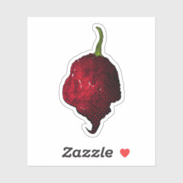 Carolina Reaper Chili Pepper Sticker Klistermärken