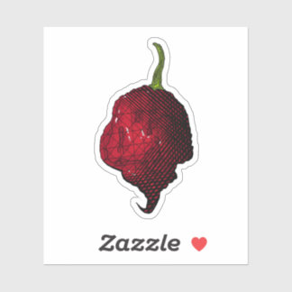 Carolina Reaper Chili Pepper Sticker Klistermärken