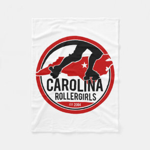 Carolina Rollergirls ullfilt Fleecefilt