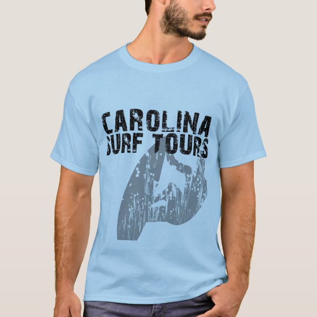 Carolina surfa Tours T Shirt (Framsida)