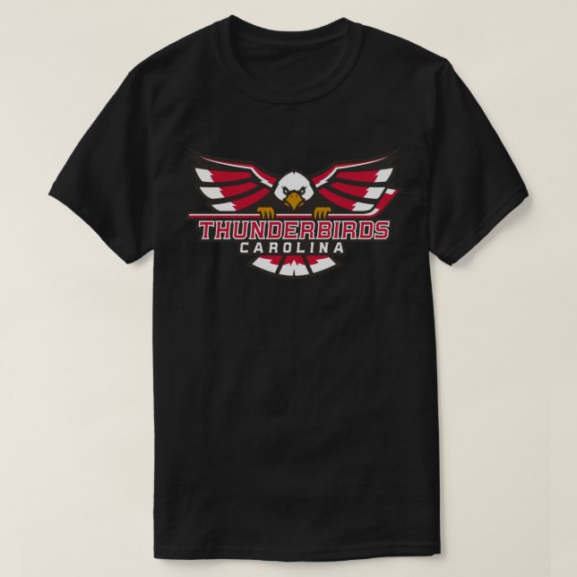 Carolina Thunderbird Sticker T Shirt (Design framsida)