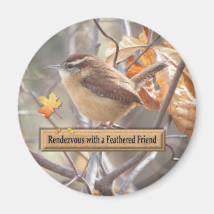 Carolina Wren Birding Magnet. Magnet