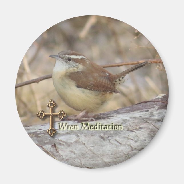 Carolina Wren Meditation magnet (Framsidan)
