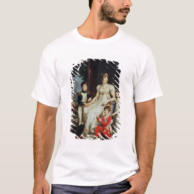 Caroline Bonaparte och henne barn Tee Shirt (Framsida)