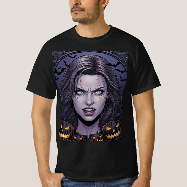 Caroline Forbes - De inbjudna Vampyres Diaries T Shirt (Framsida)