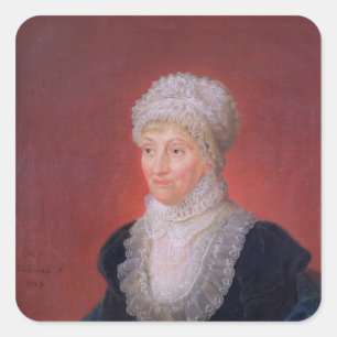 Caroline Herschel , 1829 Fyrkantigt Klistermärke