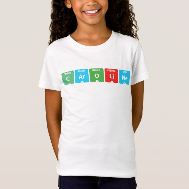 "Caroline" Inslag T-Shirt (Framsida)