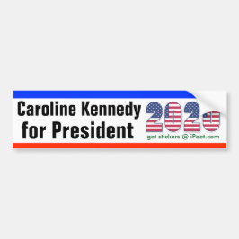 CAROLINE KENNEDY FÖR PRESIDENT 2020-bildekalen Bildekal