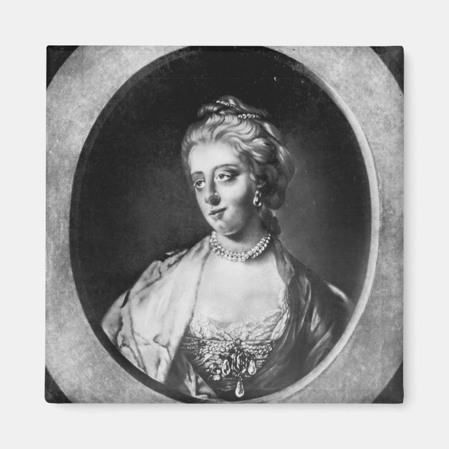 Caroline Matilda, Danmarks drottning och Norge Magnet (Framsidan)
