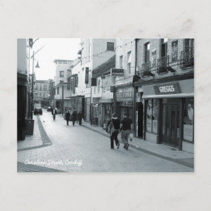 Caroline Street, Cardiff. Vykort