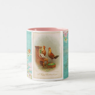 Caroling Chickens Coffee Mugg