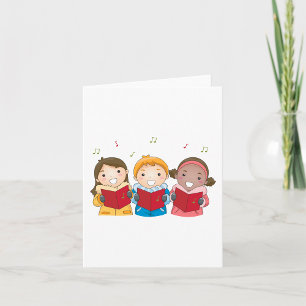 Caroling Children Kort