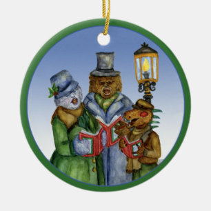 Caroling Cryptids prydnad Julgransprydnad Keramik